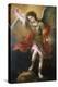 Saint Michael Banishes the Devil to the Abyss, 1665/68-Bartolome Esteban Murillo-Premier Image Canvas