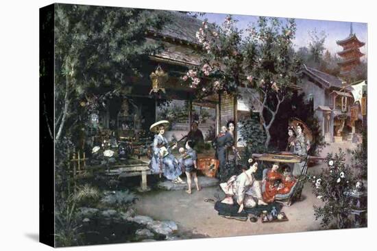 Yoshiwara, Japanese Leisure Area, 1887-Harry Humphrey Moore-Premier Image Canvas