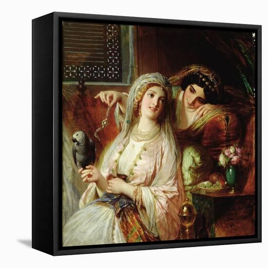 Oriental Pastime-Frank Bernard Dicksee-Framed Premier Image Canvas