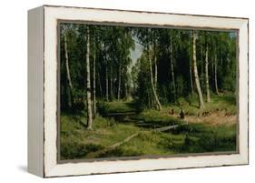In the Birch Tree Forest, 1883-Ivan Ivanovitch Shishkin-Framed Premier Image Canvas