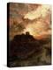 Sunset, Pueblo Del Walpe, Arizona, 1880-Thomas Moran-Premier Image Canvas