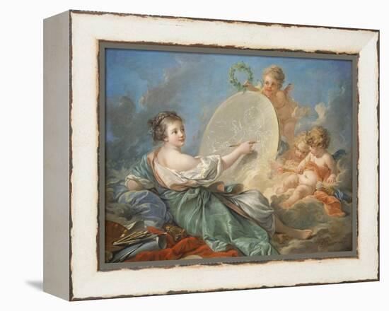 Allegory of Painting, 1765-Francois Boucher-Framed Premier Image Canvas