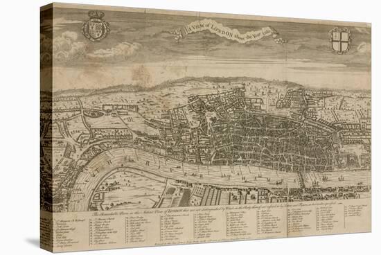 A View of London About the Year 1560-null-Premier Image Canvas