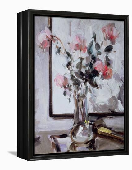 Still Life with Roses-Samuel John Peploe-Framed Premier Image Canvas