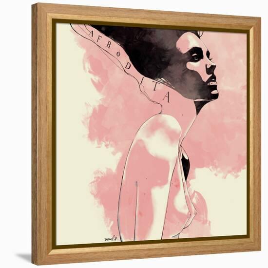 Afrodita-Manuel Rebollo-Framed Stretched Canvas