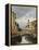 A Small Venetian Canal; Petit Canal a Venise-Eugène Boudin-Framed Premier Image Canvas