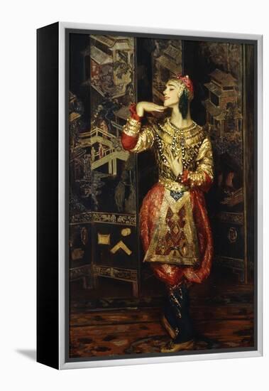 Vaslav Nijinsky in Danse Orientale-null-Framed Premier Image Canvas