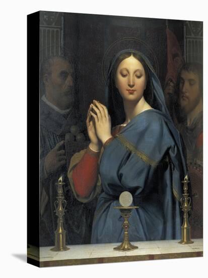 The Virgin with the Host-Jean-Auguste-Dominique Ingres-Stretched Canvas