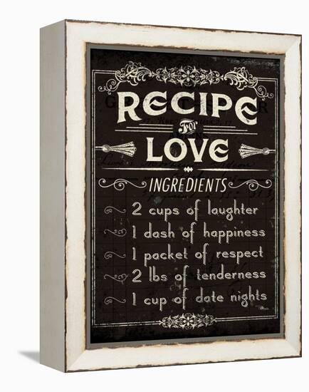 Life Recipes I-Jess Aiken-Framed Stretched Canvas