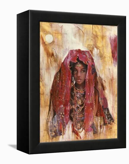 Untitled African Red Wrap-Marta Gottfried-Framed Premier Image Canvas