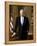 Digitally Restored White House Painting of President Bill Clinton-null-Framed Stretched Canvas