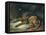 Sleeping Bloodhound-Edwin Henry Landseer-Framed Premier Image Canvas