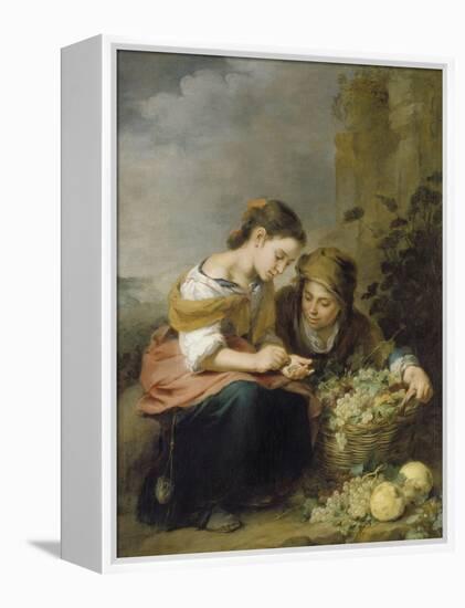 The Young Fruit Merchant, about 1670/75-Bartolomé Estéban Murillo-Framed Premier Image Canvas