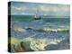 Seascape near Les Saintes-Maries-de-la-Mer. Arles, June 1888-Vincent van Gogh-Premier Image Canvas
