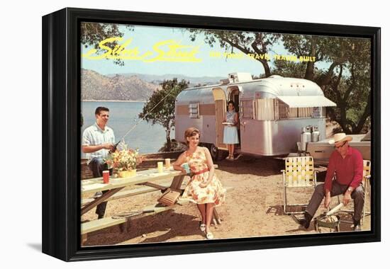 Silver Streak Travel Trailer-null-Framed Stretched Canvas