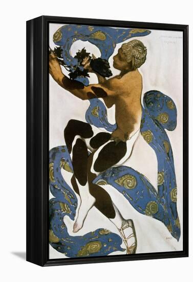 The Faun (Nijinsk), Costume Design for the Ballets Russes, 1912-Leon Bakst-Framed Premier Image Canvas