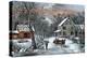 American Homestead in Winter, 1868-Currier & Ives-Premier Image Canvas