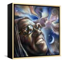 Clarence Clemons-Shen-Framed Stretched Canvas