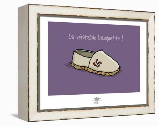 Pays B. - Véritable basquette-Sylvain Bichicchi-Framed Stretched Canvas