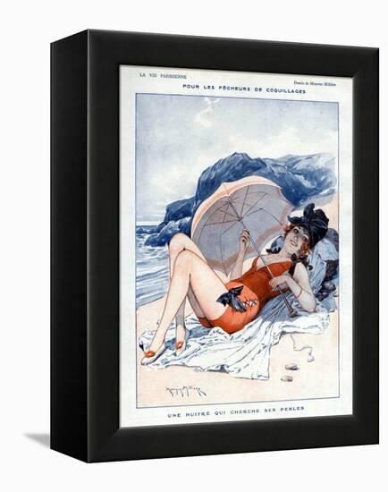 La Vie Parisienne, Maurice Milliere, 1919, France-null-Framed Premier Image Canvas