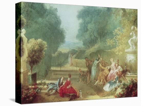 Game of Hot Cockles-Jean-Honoré Fragonard-Premier Image Canvas