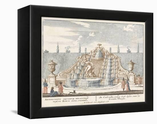 Fountain in the garden of Het Loo Palace, 1694-97-Jan I van Call-Framed Premier Image Canvas