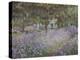 Le jardin de l'artiste à Giverny-Claude Monet-Premier Image Canvas