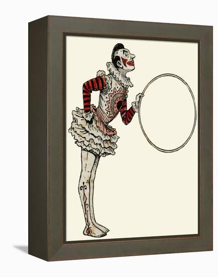 Clown in Traditional Dress-null-Framed Stretched Canvas