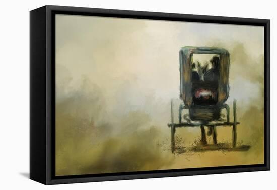 Amish Wagon-Jai Johnson-Framed Premier Image Canvas