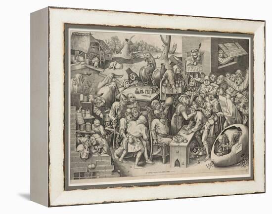 The Witch of Malleghem-Pieter Bruegel the Elder-Framed Premier Image Canvas