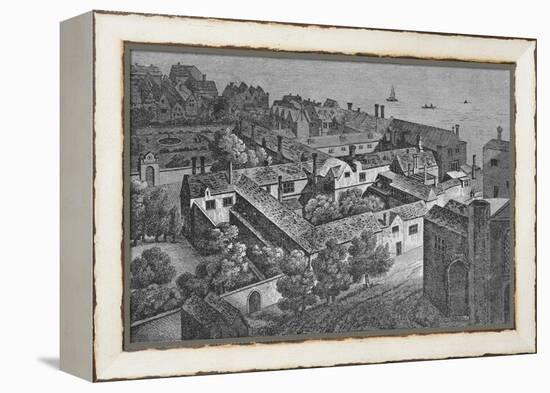 'Winchester House, Southwark, about 1649, from the tower of St. Saviour's', c1812,-Wenceslaus Hollar-Framed Premier Image Canvas