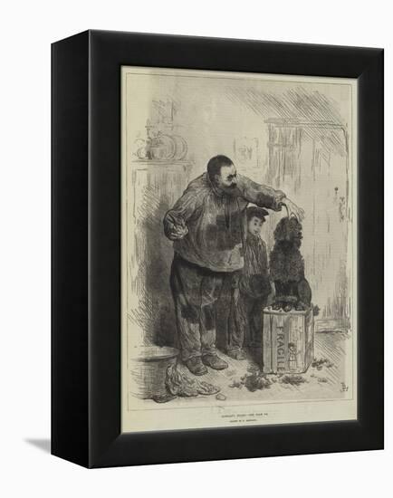 Achille's Toilet-Frederick Barnard-Framed Premier Image Canvas