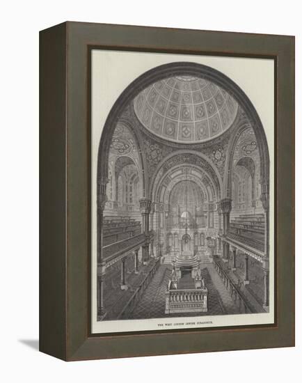 The West London Jewish Synagogue-Frank Watkins-Framed Premier Image Canvas