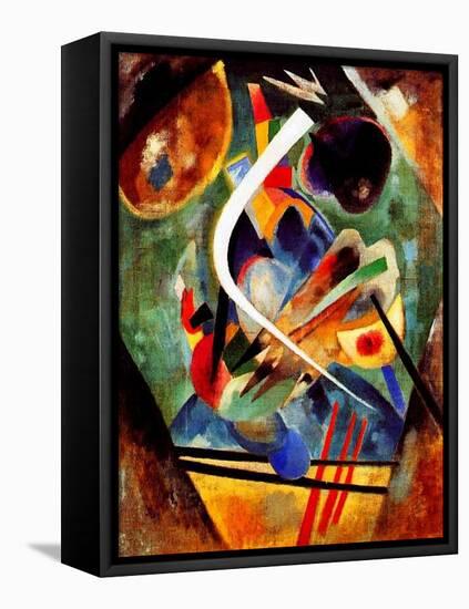 Black and Violet Composition, 1920-Wassily Kandinsky-Framed Premier Image Canvas