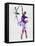 Two Dancing Ballerinas Watercolor 4-Irina March-Framed Stretched Canvas