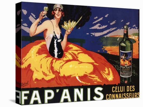 France - Fap'Anis Celui Des Connaisseurs Advertisement Poster-Lantern Press-Stretched Canvas