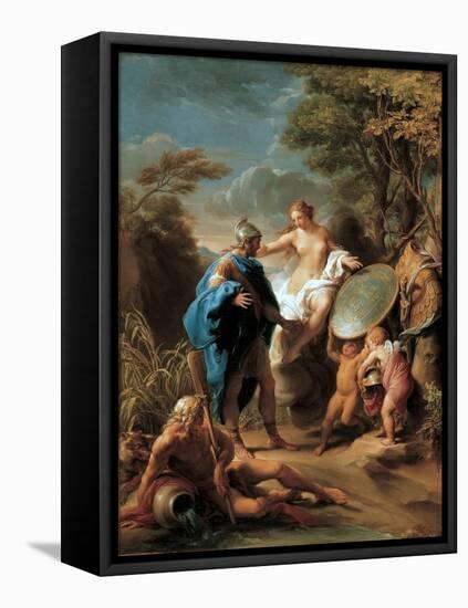 Venus Presenting Aeneas with Armour Forged by Vulcan, 1748 (Oil on Canvas)-Pompeo Girolamo Batoni-Framed Premier Image Canvas