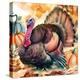 Elegant Thanksgiving Turkey I-Nicole DeCamp-Stretched Canvas