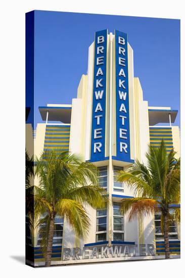 U.S.A, Miami, Miami Beach, South Beach, Ocean Drive, Breakwater Hotel-Jane Sweeney-Premier Image Canvas