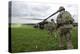 U.S. Army Soldiers Board a Uh-60 Black Hawk Helicopter-null-Premier Image Canvas