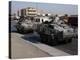 U.S. Army Soldiers Patrolling in Stryker Armored Wheeled Vehicles as Part of Operation Block Party-null-Premier Image Canvas