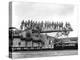 U.S. Army Soldiers Stand On Top of a Large 274mm Railroad Gun-Stocktrek Images-Premier Image Canvas