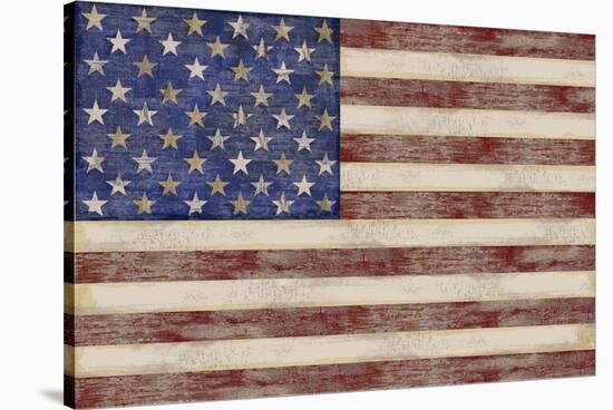 U.S. Flag-Sparx Studio-Stretched Canvas