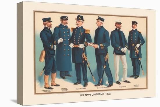 U.S. Navy Uniforms 1899-Werner-Stretched Canvas