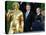 U.S. President George W. Bush, Russian President Vladimir Putin, Russian First Lady Lyudmila Putin-null-Premier Image Canvas