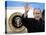 U.S. President George W. Bush Waves as He Steps out of the Air Force One-null-Premier Image Canvas