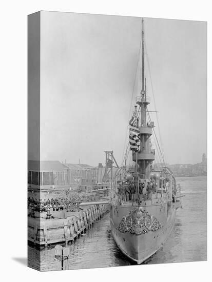 U.S.S. New Orleans at Brooklyn Navy Yard-null-Stretched Canvas