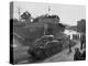 U.S. Sherman Tanks Leave a Landing Ship in Anzio Harbor, May 1944-null-Stretched Canvas