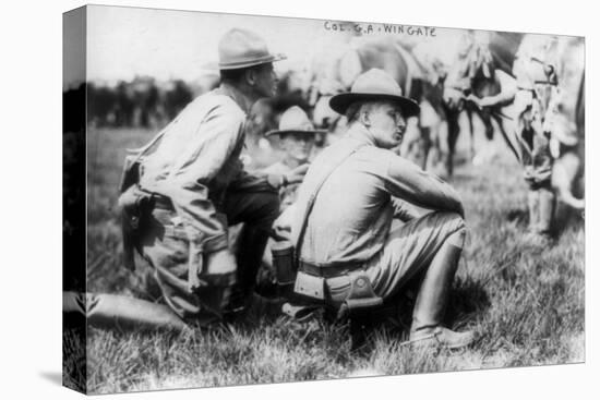 U.S. Soldiers during Mexican Revolution 2 Photograph-Lantern Press-Stretched Canvas