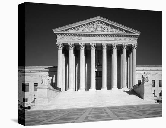 U.S. Supreme Court building, Washington, D.C. - B&W-Carol Highsmith-Stretched Canvas